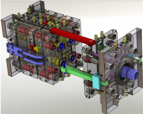 藍(lán)牙耳機(jī)塑膠模具